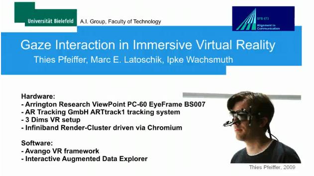 eye tracking and virtual reality
